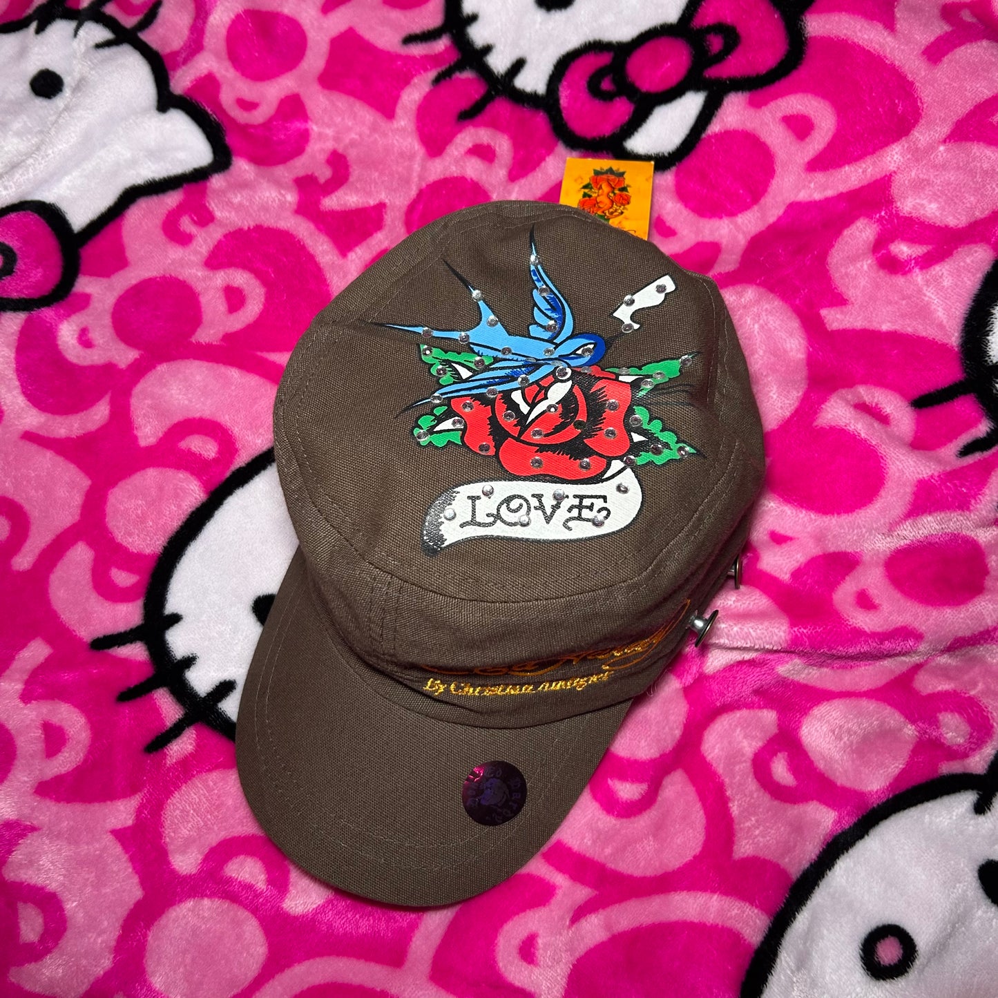 Ed Hardy Brown Hat
