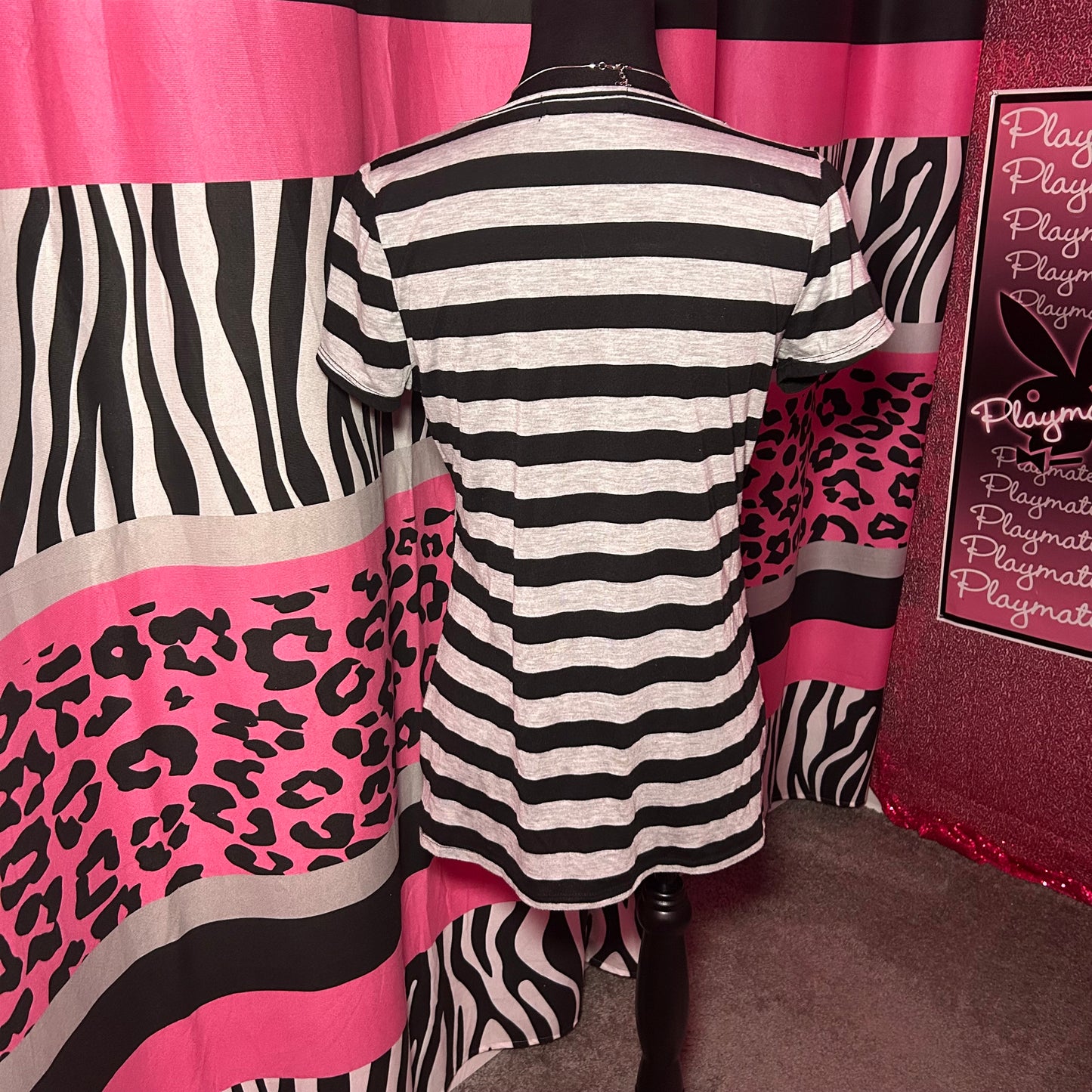 (M) Y2K Striped Top
