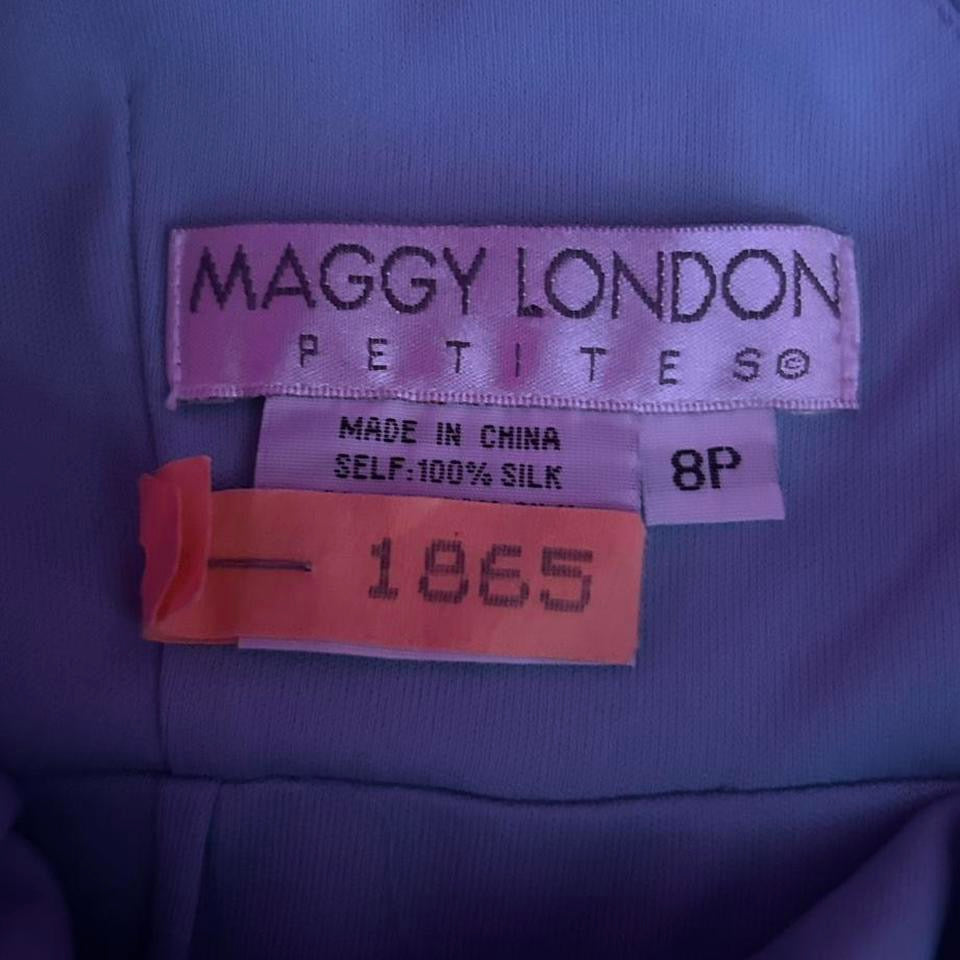 (M) Y2K Blue Silk Dress