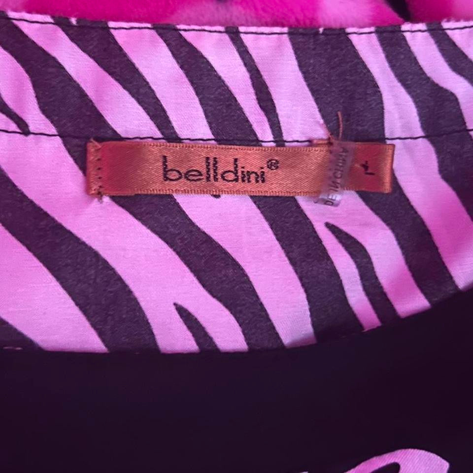 (L) Zebra Print Top