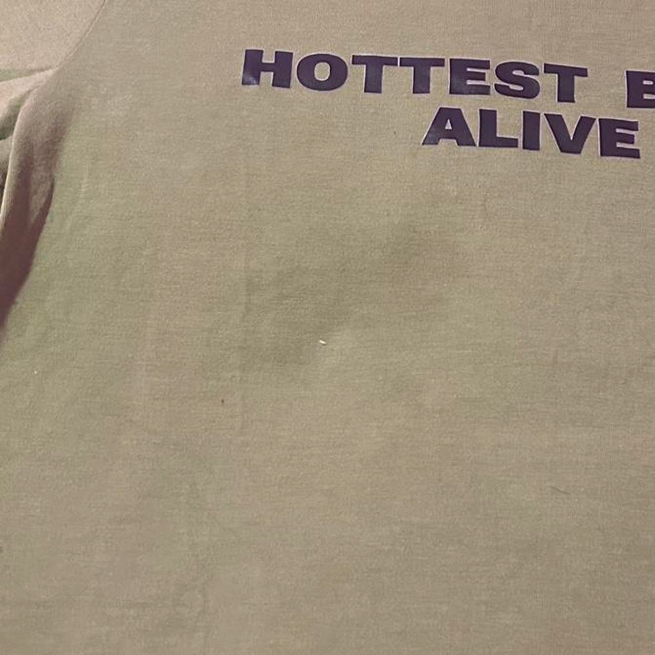(L) Hottest Bitch Alive Cropped Baby Tee