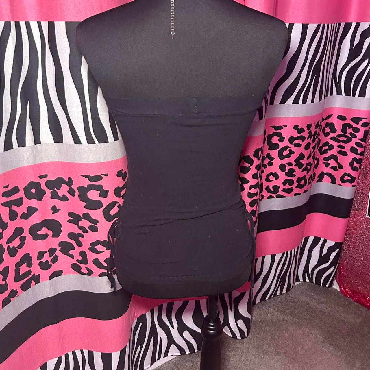 (S) 2000s grunge cross tube top