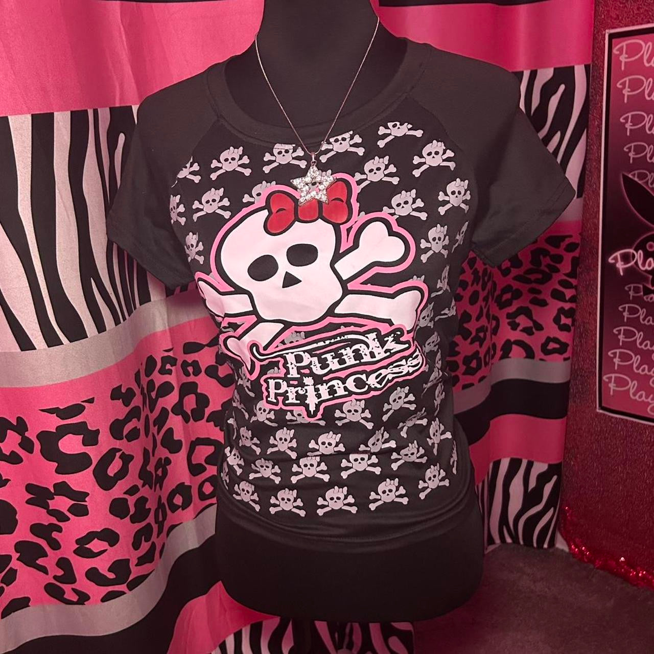 (L) Punk Princess Skull Top