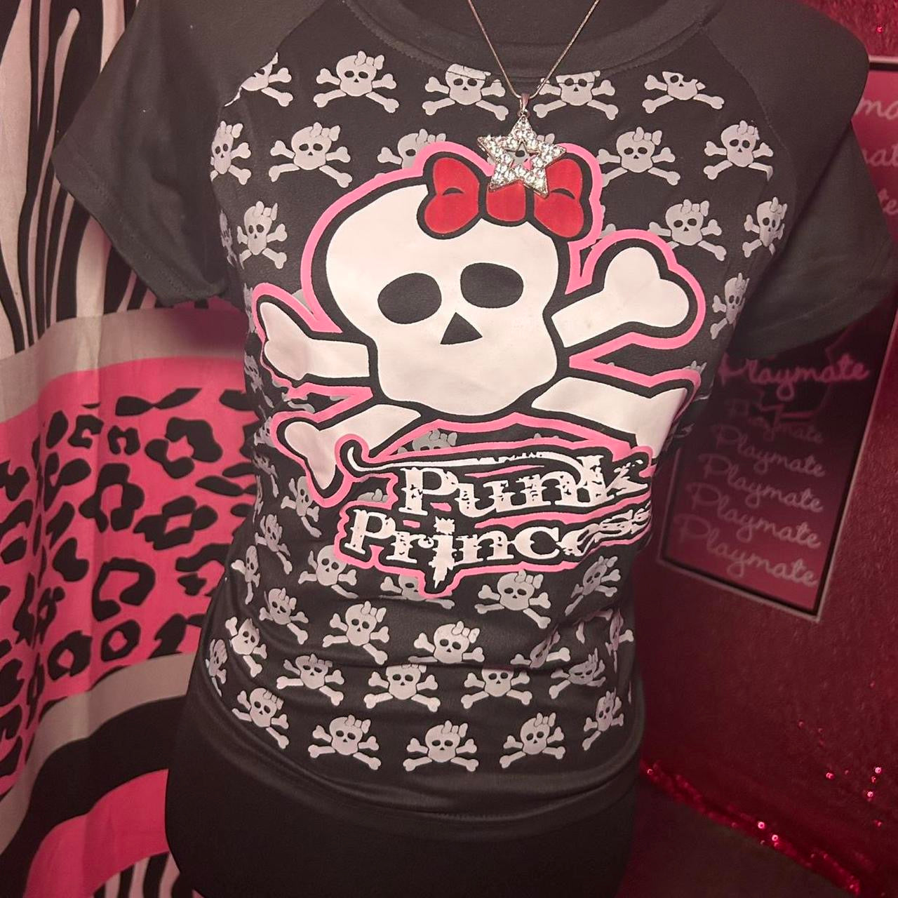 (L) Punk Princess Skull Top