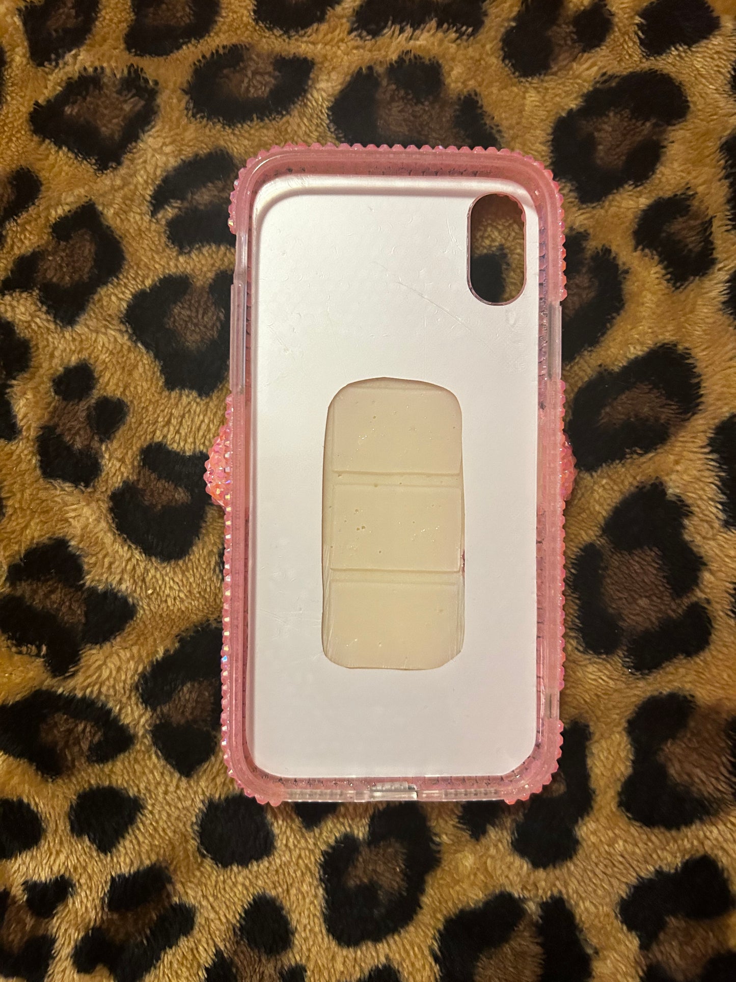 (iPhone X) My Melody Rhinestone Phone Case