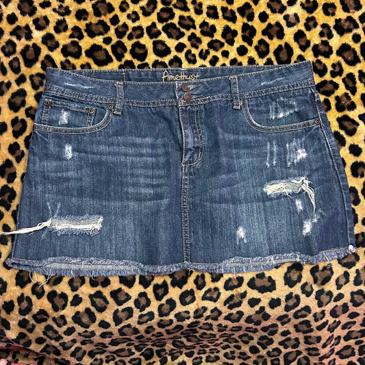 (13) Denim Mini Skirt