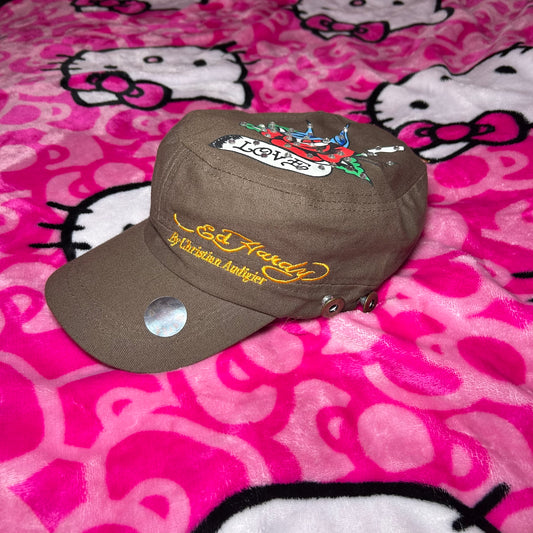 Ed Hardy Brown Hat