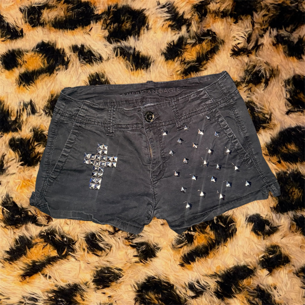 Studded Cross Shorts