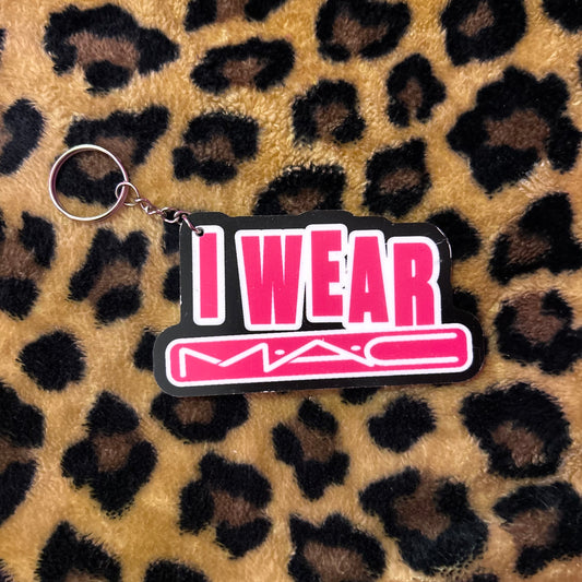 I Wear Mac Keychain