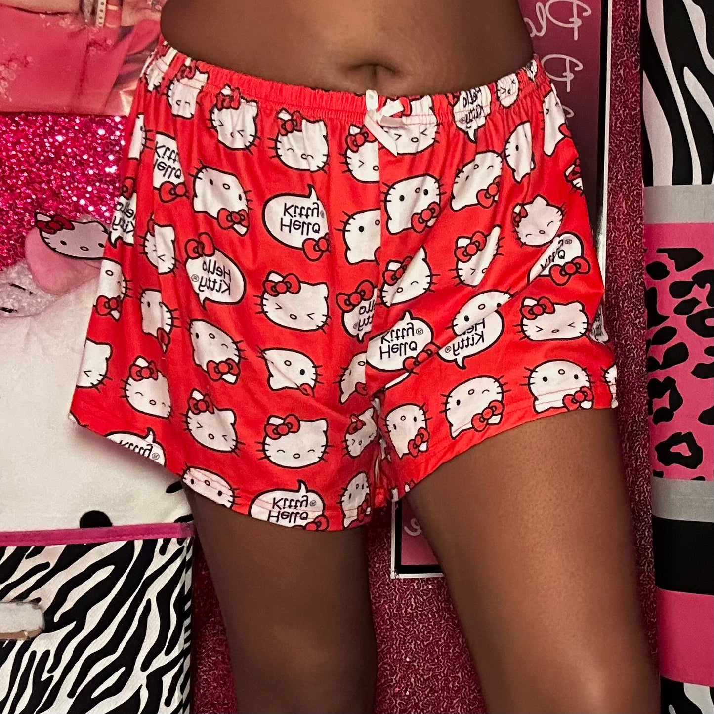 (XL) Hello Kitty PJ Shorts