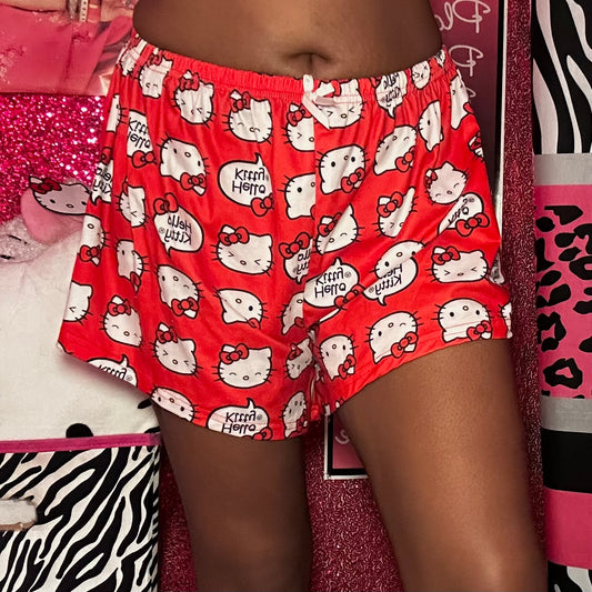 (XL) Hello Kitty PJ Shorts