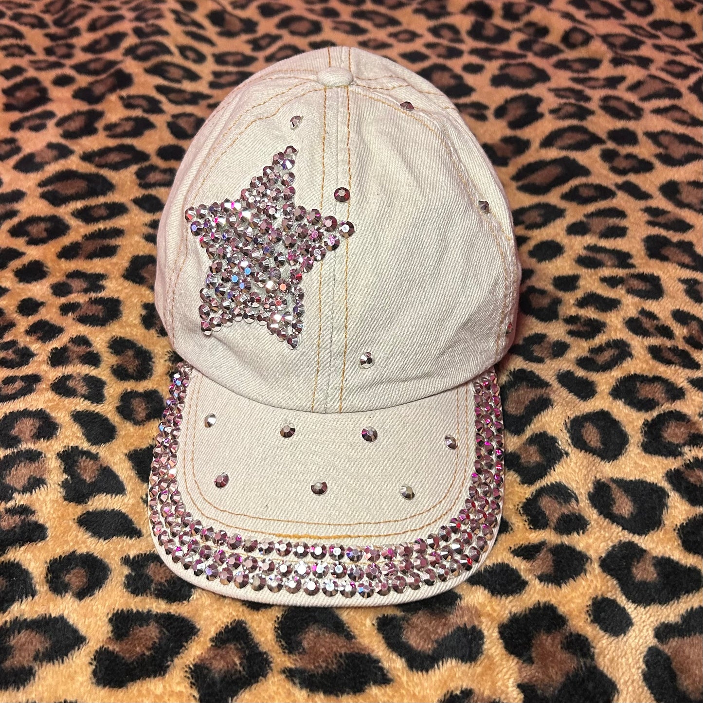 Y2K Star Rhinestone Hat