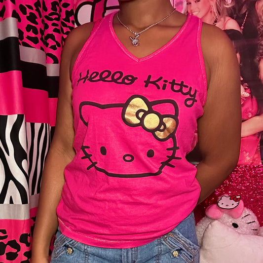 (XL) Hello Kitty Pink Tank Top