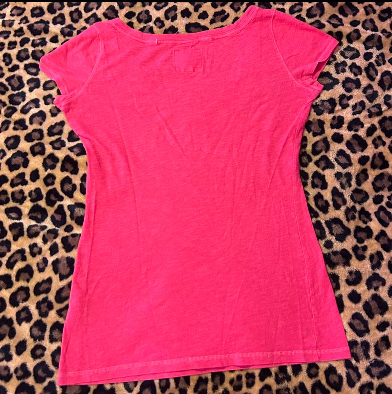 (M) Y2K Hollister Pink T Shirt