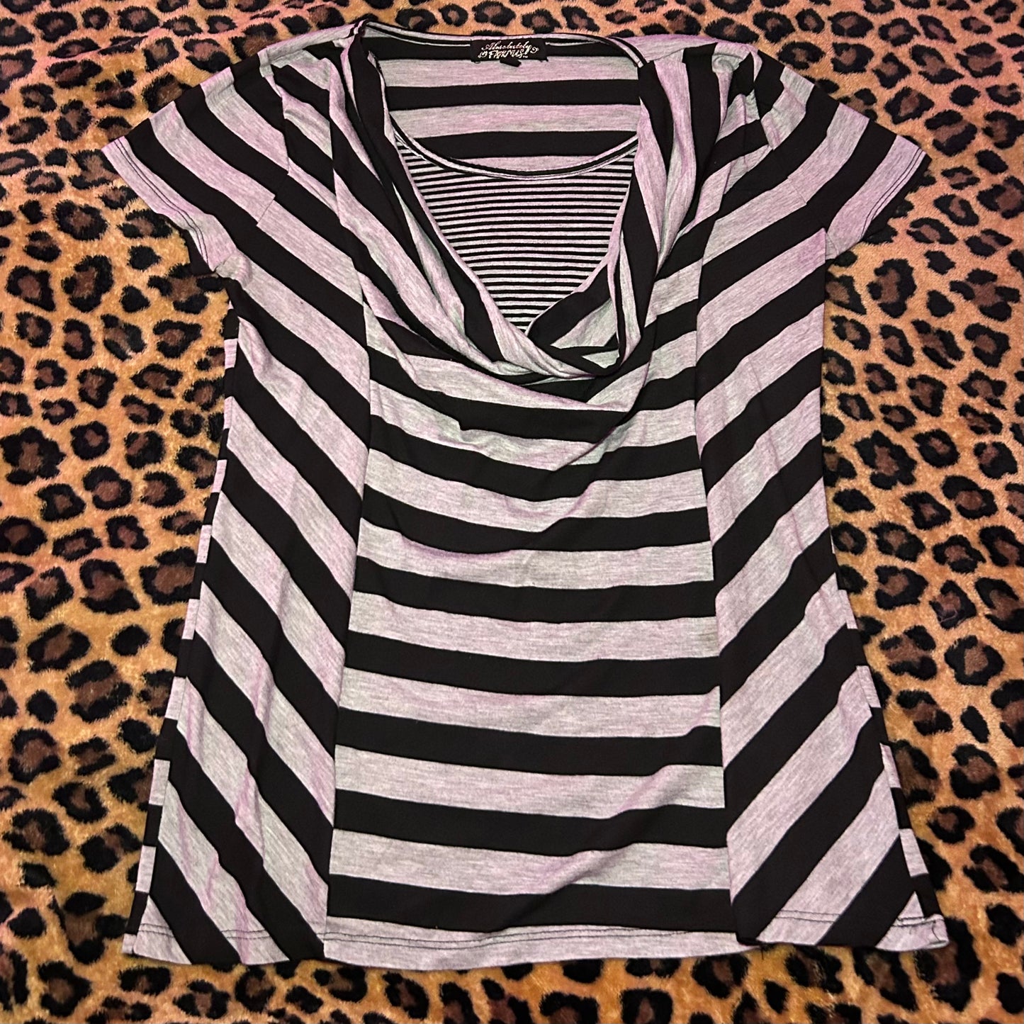 (M) Y2K Striped Top