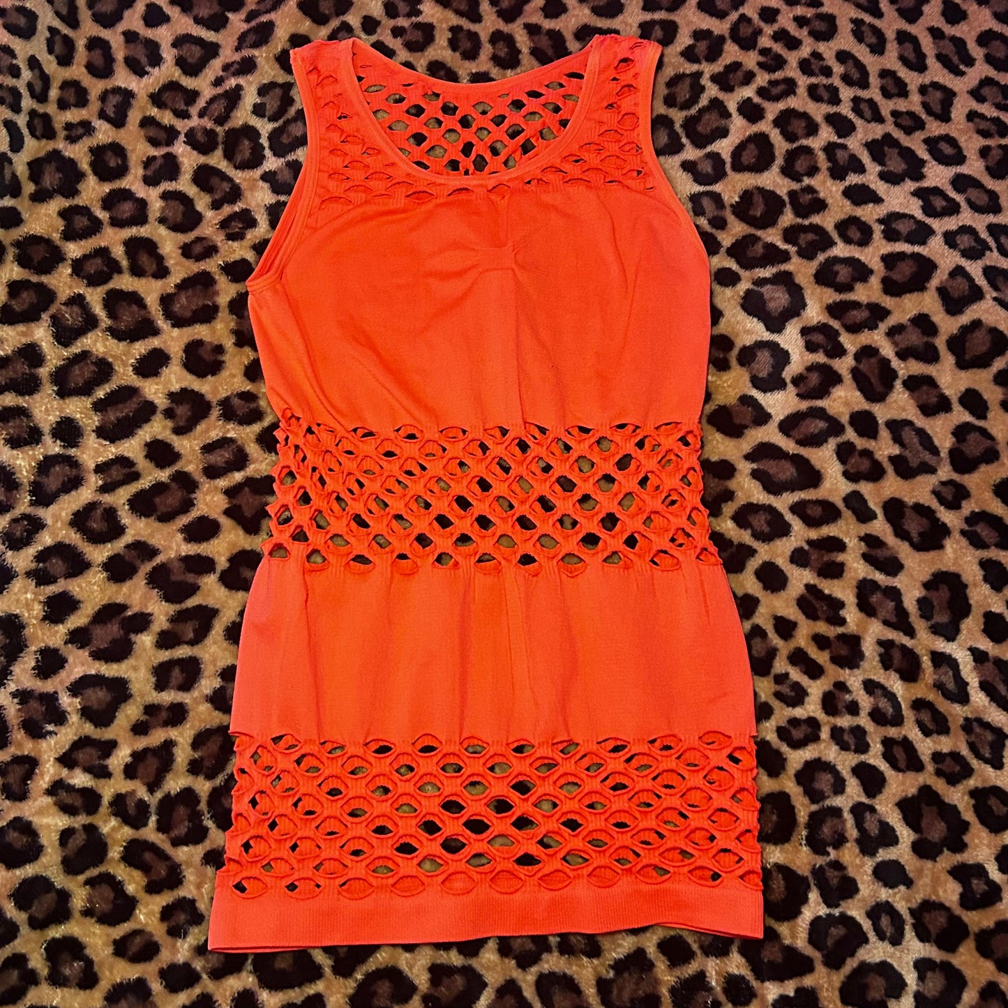 (M/L) Y2K Fishnet Tank Top