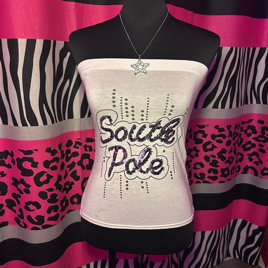 (S) South Pole Sequin Tube Top